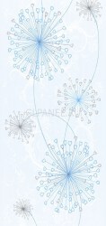 Панель ПВХ 250 х 2700 - Голубое соцветие