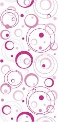 Панель ПВХ 250 х 2700 - Розовые шары